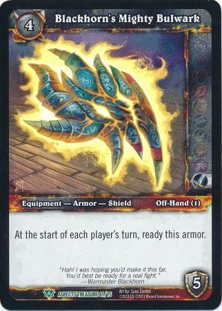 Blackhorn&#39;s Mighty Bulwark - Aspects Treasure 61/75 - Uncommon WoW: Battle of the Aspects Treasure Pack Singles foil