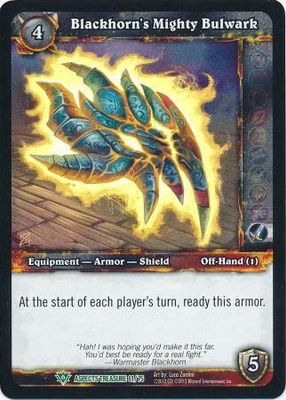 Blackhorn&#39;s Mighty Bulwark - Aspects Treasure 61/75 - Uncommon WoW: Battle of the Aspects Treasure Pack Singles foil