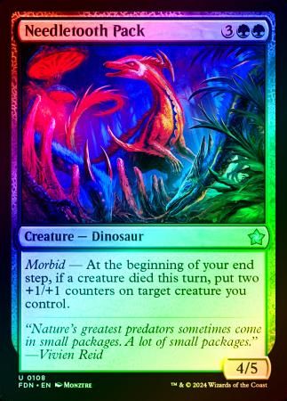 Needletooth Pack 0108 - Foundations (Español) (FOIL)