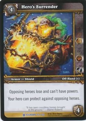 Hero&#39;s Surrender - 173/220 - Rare WoW: Icecrown