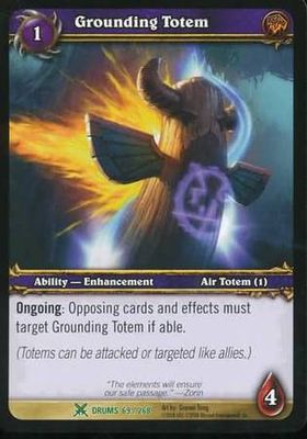 Grounding Totem - 69/268 - Uncommon WoW: Drums of War