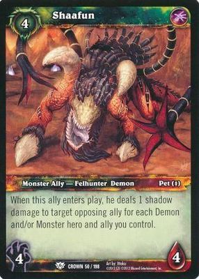Shaafun - 50/198 - Common WoW: Crown of the Heavens
