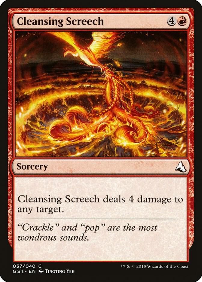 Cleansing Screech 037/040 - Global Series Jiang Yanggu &amp; Mu Yanling (GS1)