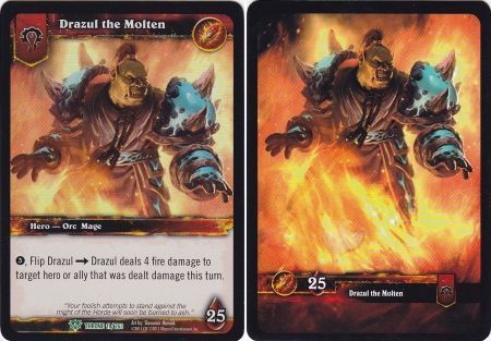 Drazul the Molten - Epic Box Foil - Throne 11/263 World of Warcraft Promo Singles