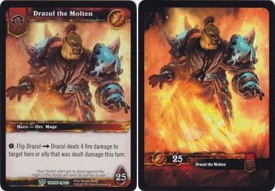 Drazul the Molten - Epic Box Foil - Throne 11/263 World of Warcraft Promo Singles