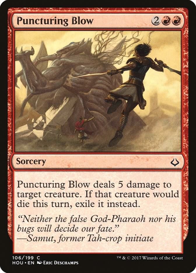 Puncturing Blow 106/199 - Hour of Devastation (HOU)