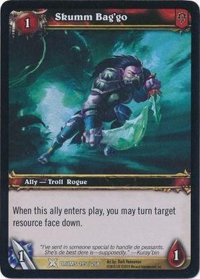 Skumm Bag&quot;go - Drums 195/268 - Common WoW: Archives foil