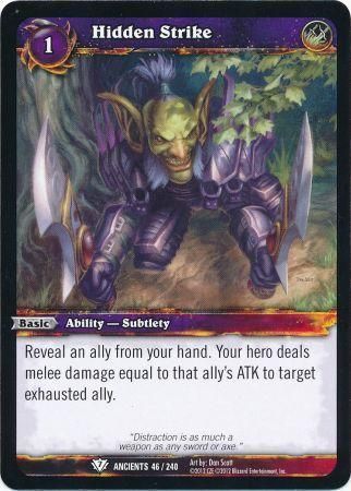 Hidden Strike - 46/240 - Common WoW: War of the Ancients