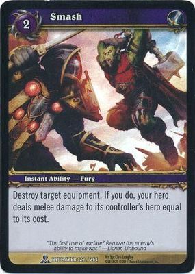 Smash - Betrayer 122/264 - Common WoW: Archives