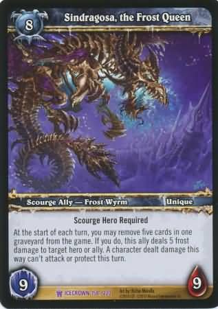 Sindragosa, the Frost Queen - 158/220 - Epic Rare WoW: Icecrown