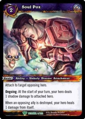 Soul Pox - 6/202 - Uncommon WoW: Betrayal of the Guardian