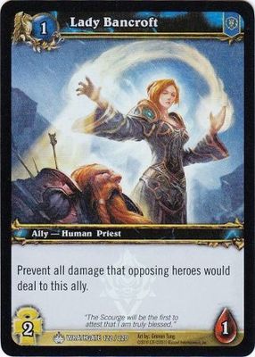 Lady Bancroft - Foil Promo - Wrathgate 122/220 World of Warcraft Promo Singles