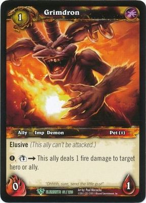 Grimdron - 91/220 - Uncommon WoW: War of Elements