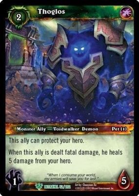 Thoglos - 52/202 - Uncommon WoW: Betrayal of the Guardian