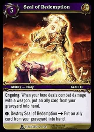 Seal of Redemption - 75/264 - Common WoW: Servants of the Betrayer