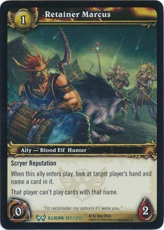 Retainer Marcus - Illidan 193/252 - Uncommon WoW: Archives