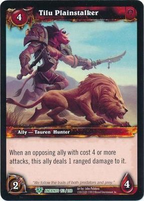 Tilu Plainstalker - 153/240 - Uncommon WoW: War of the Ancients