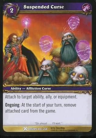Suspended Curse - 80/268 - Common WoW: Drums of War