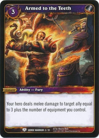 Armed to the Teeth - Horde Warrior 2/31 - Common WoW: Horde Warrior 2011 Singles