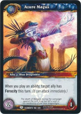 Azure Magus - Foil Promo - 158/220 World of Warcraft Promo Singles