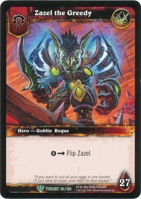 Zazel the Greedy - 20/220 - Uncommon WoW: Twilight of the Dragons
