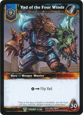 Vad of the Four Winds - 9/220 - Uncommon WoW: Twilight of the Dragons