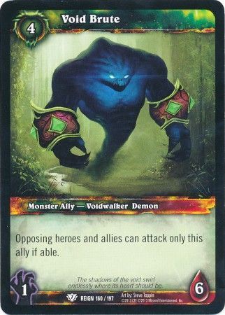 Void Brute - 160/197 - Common WOW: Reign of Fire