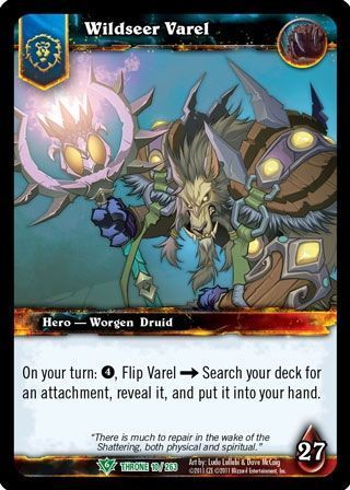 Wildseer Varel - 10/263 - Uncommon WoW: Throne of the Tides
