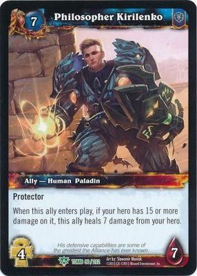 Philosopher Kirilenko - 90/202 - Uncommon WoW: Tomb of the Forgotten