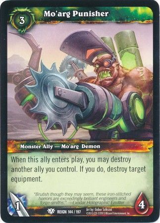 Mo&#39;arg Punisher - 144/197 - Common WOW: Reign of Fire