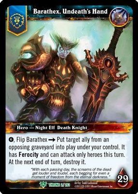 Barathex, Undeath&#39;s Hand - 2/263 - Uncommon WoW: Throne of the Tides