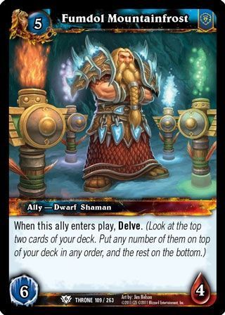Fumdol Mountainfrost - 109/263 - Common WoW: Throne of the Tides