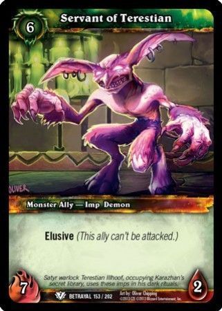 Servant of Terestian - 153/202 - Common WoW: Betrayal of the Guardian