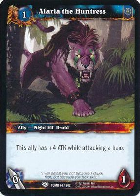 Alaria the Huntress - 74/202 - Common WoW: Tomb of the Forgotten