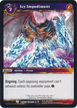 Icy Impediment - Caverns Treasure 13/70 - Foil Common WoW: Caverns of Time Treasure Pack Singles
