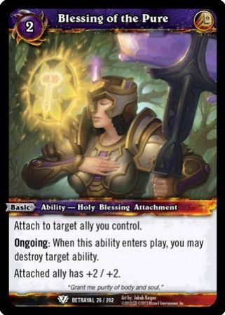 Blessing of the Pure - 26/202 - Common WoW: Betrayal of the Guardian