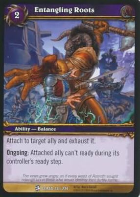 Entangling Roots - 28/234 - Common WoW: Class Starter Decks 2010