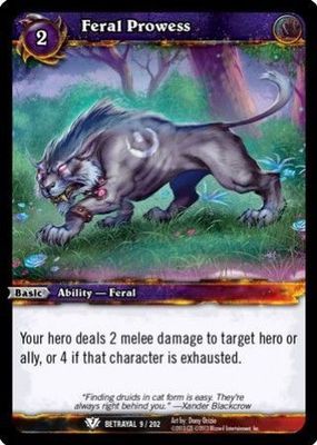 Feral Prowess - 9/202 - Common WoW: Betrayal of the Guardian