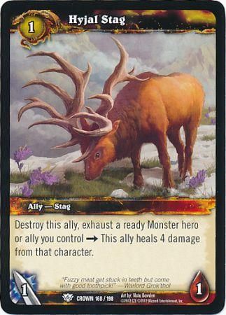 Hyjal Stag - 168/198 - Common WoW: Crown of the Heavens