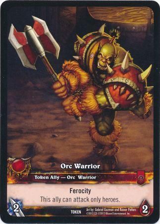 Orc Warrior Token - War of the Ancients WoW: War of the Ancients