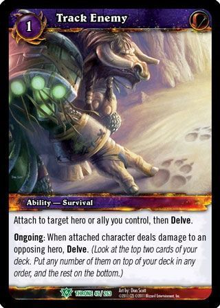 Track Enemy - 45/263 - Uncommon WoW: Throne of the Tides