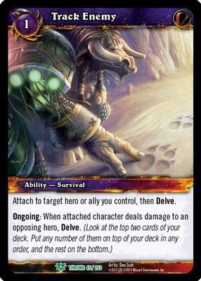 Track Enemy - 45/263 - Uncommon WoW: Throne of the Tides