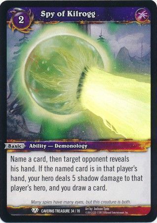 Spy of Kilrogg - Caverns Treasure 34/70 - Foil Common WoW: Caverns of Time Treasure Pack Singles