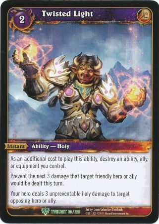 Twisted Light - 60/220 - Uncommon WoW: Twilight of the Dragons