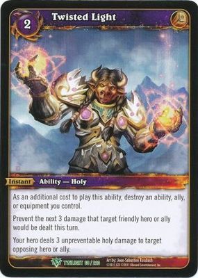 Twisted Light - 60/220 - Uncommon WoW: Twilight of the Dragons