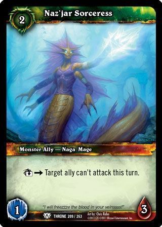 Naz&#39;jar Sorceress - 209/263 - Common WoW: Throne of the Tides