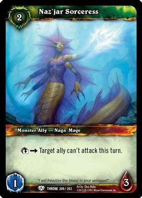Naz&#39;jar Sorceress - 209/263 - Common WoW: Throne of the Tides