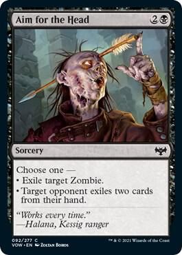 Aim for the Head 092/277 - Innistrad: Crimson Vow Singles