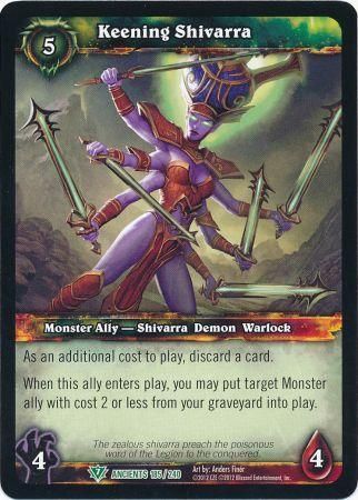 Keening Shivarra - 185/240 - Uncommon WoW: War of the Ancients