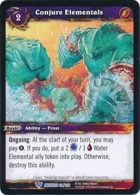 Conjure Elementals - 24/240 - Rare WoW: War of the Ancients